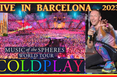 COLDPLAY  LIVE  IN  BARCELONA 2023 ,  HIGH  QUALITY