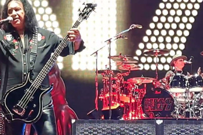 KISS in Prague, soundcheck, Gene speaks in Hungarian, 2023. June 10.