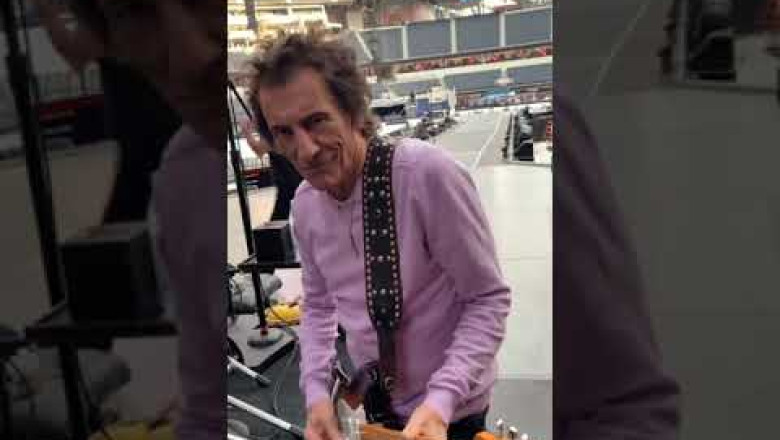 The Rolling Stones - soundcheck - Sofi Stadium LA 2021