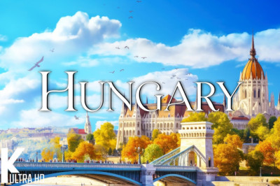 FLYING OVER HUNGARY (4K Video UHD) - Scenic Relaxation Film With Inspiring Music