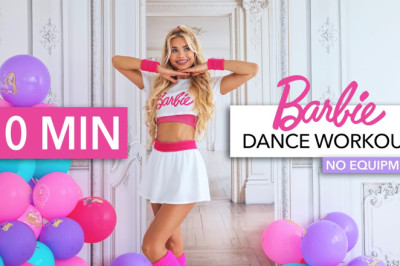 10 MIN BARBIE DANCE WORKOUT - Fun Cardio Session, Moods: cute, latin, gangster and KEN