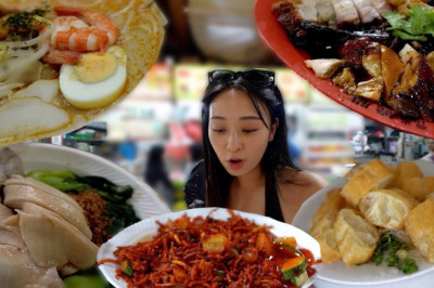 SINGAPORE's BEST HAWKER STREET FOOD for 24 hours