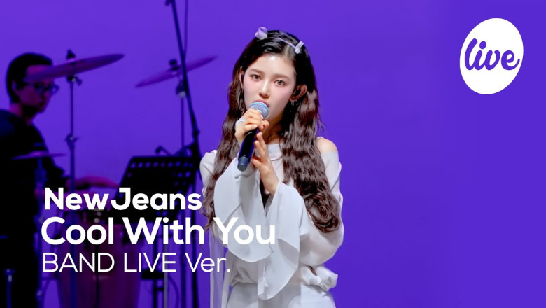 [4K] NewJeans (뉴진스) “Cool With You” Band LIVE Concert │믿고 보는 뉴진스의 밴드라이브🐰 [it’s KPOP LIVE 잇츠라이브]