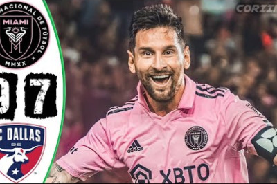 Messi Unbelievable FreeKick - Inter Miami vs Dallas 4-4 (5-3 PEN) Highlights - All Goals - 2023
