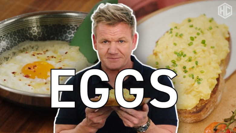 Gordon Ramsay Makes Scrambled and Fried Eggs | Cooking With Gordon