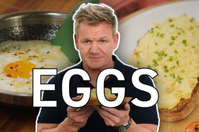 Gordon Ramsay Makes Scrambled and Fried Eggs | Cooking With Gordon