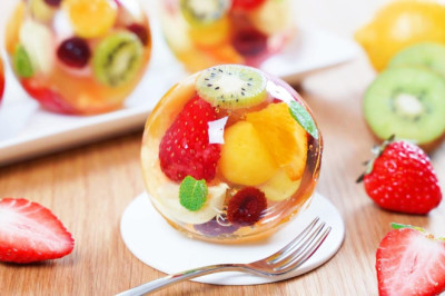 The only fruit jelly cheesecake in the world. / Amazing cake / Cup measure