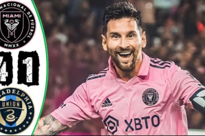 Messi Unbelievable 30 Yards Goal - Inter Miami vs Philadelphia 4-1 Highlights & Goals - 2023