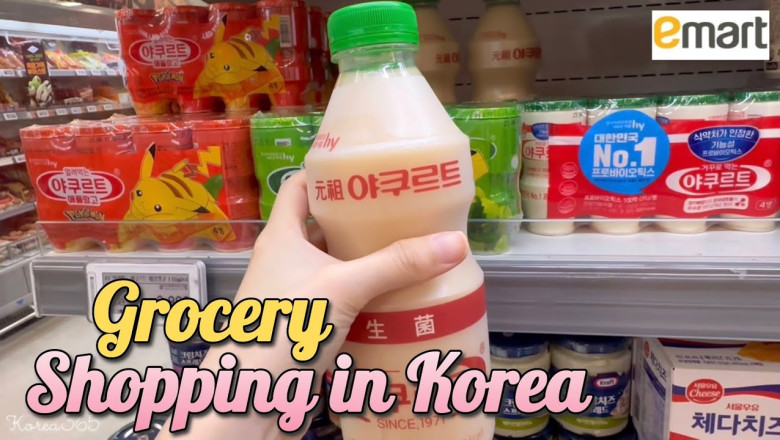 Shopping in Korea | Cost of groceries in Seoul | Korean Supermarket Food | Emart