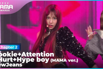 [2022 MAMA] NewJeans - Cookie+Attention+Hurt+Hype boy (MAMA ver.) | Mnet 221130 방송