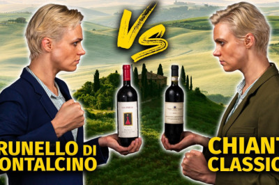 Chianti Classico vs Brunello di Montalcino (Comparing  and Tasting)