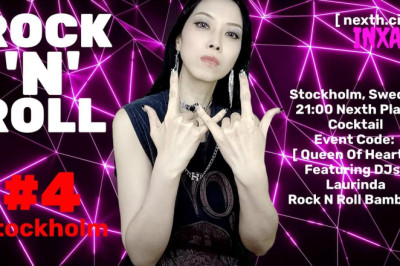 Nexth City Rock 'n' roll paradise in Stockholm at Nexth Plaza – Queen Of Hearts awaits! 🎸🤘