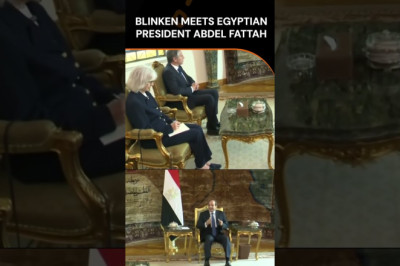 US Secretary of State Blinken Meets Egyptian President Abdel Fattah El–sisi | News9 | #shorts