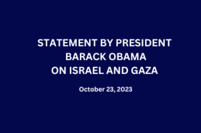 Thoughts on Israel and Gaza. It’s been 17 days since Hamas launched… | by Barack Obama | Oct, 2023 | Medium