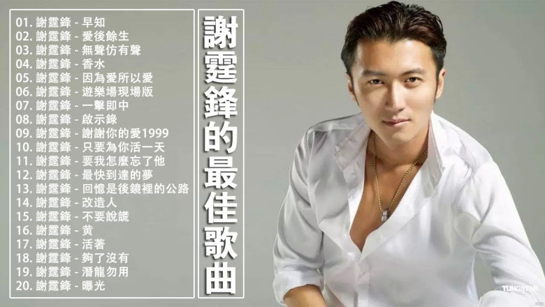 [ 謝霆鋒 Nicholas Tse ]  謝霆鋒的最佳歌曲 (早知 / 愛後餘生 / 無聲仿有聲 / 香水 / 因為愛所以愛) Top 20 Hit Songs of Nicholas Tse 2018