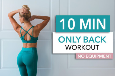 10 MIN ONLY BACK - Bodyweight Workout, on the floor - maximum focus on back muscles I No Equipment