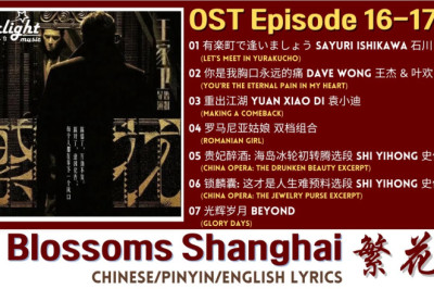 Blossoms Shanghai《繁花》 Chinese Drama Series OST 4 电视剧原声带插曲 【Chinese/Pinyin/English Lyric】