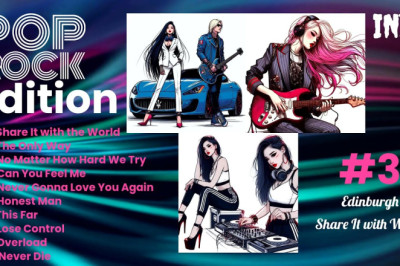 Nexth City iRadio 2024, POP ROCK Music #3 rocks Edinburgh, UK, March 16th! At INXA sharist world!