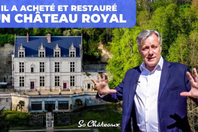 IL ACHÈTE ET RESTAURE UN CHÂTEAU ROYAL ABANDONNÉ, au coeur d'Amboise