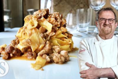 Ancient Bolognese Sauce in an Emilian Michelin restaurant with Massimo Spigaroli - Pallavicina*
