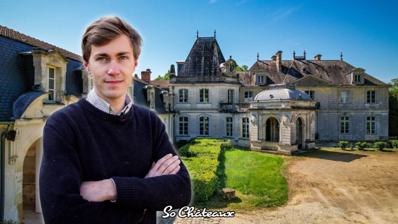 At 25 Years Old, He Bought a Chateau Never Open for the Public. Tour before Restoration.