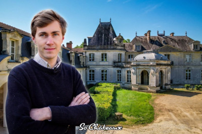 At 25 Years Old, He Bought a Chateau Never Open for the Public. Tour before Restoration.