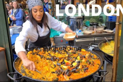 🇬🇧 LONDON ENGLAND, LONDON STREET FOOD, WALKING TOUR, LONDON CITY WALK, BOROUGH MARKET, SOUTHBANK, 4K