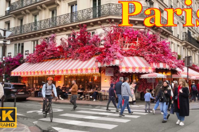 Paris,France🇫🇷 - Paris April 2024 - 4K HDR Walking Tour | Spring 2024 | Paris 4K | A Walk In Paris