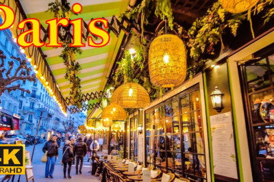 Paris, France🇫🇷 - Paris Evening walk - January 2024  | Paris 4K | A Walk In Paris