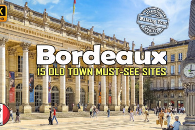 🇫🇷  Bordeaux, France, Must-See Places - Walking Tour 2024, With Captions 4K60fps