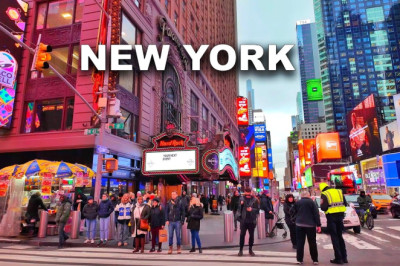 New York City Walking Tour 2024 - Manhattan 4K NYC Walk - Grand Central Terminal to Times Square