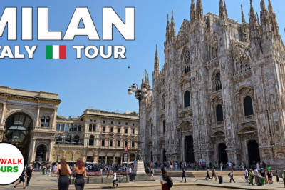 Milan 🇮🇹 Walking Tour - 4K60fps with Captions - Prowalk Tours Italy