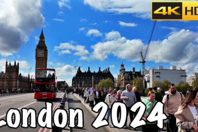 London Walk 2024: Onset of Summer | Walking in Central London [4K HDR]