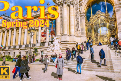 Paris, France🇫🇷 - Paris April 2024 - 4K HDR - Walking Tour  | Paris 4K | A Walk In Paris