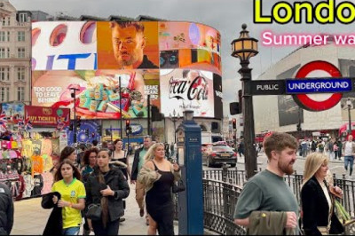 London City Tour 2024 | 4K HDR Virtual Walking Tour around the City