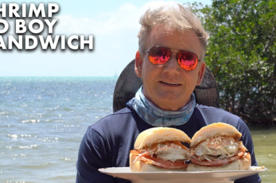Gordon Ramsay Cooks Up a Shrimp Po Boy in the Florida Keys