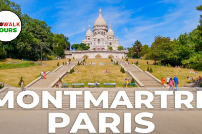 Montmartre, Paris Walking Tour 4K - with Captions!