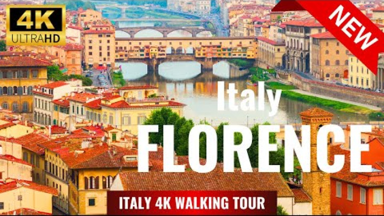FLORENCE - ITALY Walking Tour 2024 [4K/60fps] FIRENZE