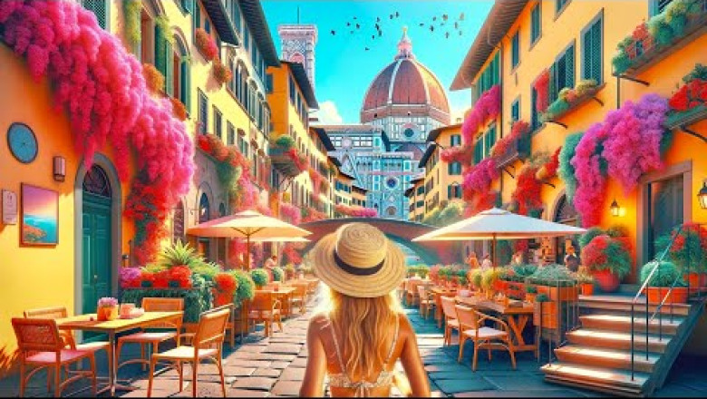 Florence, Italy - Day and Night 4K Walking Tour (▶411min)