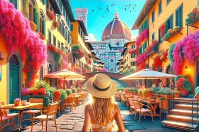 Florence, Italy - Day and Night 4K Walking Tour (▶411min)