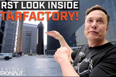 First Look Inside SpaceX's Starfactory w/ Elon Musk