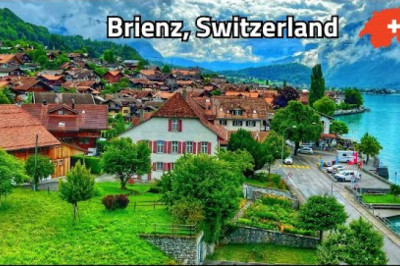 Brienz, Switzerland walking tour 4k - the most beautiful Swiss villages - fairytale village