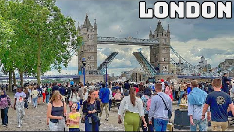 LONDON WALK 2024 | London Summer Walking Tour | London Tower Bridge to Borough Market [4K HDR]