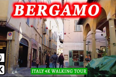 Bergamo Italy 4k Walking Tour Be Amazed by the Beauty of the Old Town of Bergamo