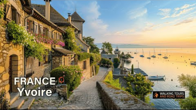 Yvoire France Beautiful French Village Walking Tour Flowered 