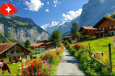 SWITZERLAND - The Most Fascinating Places You Have Ever Seen 🇨🇭 4K Walking Tour