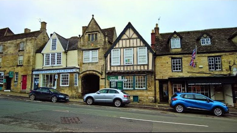 Burford Town Walk, English Countryside 4K