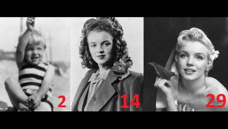 Marilyn Monroe from 0 to 36 years old