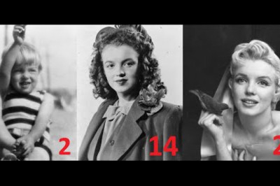 Marilyn Monroe from 0 to 36 years old