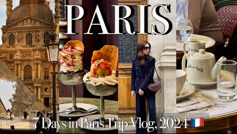 Paris Trip Vlog 2024🇫🇷 BEST Things to do! Trendy shops, Cafe, Flea Market, Museum | Full ver.